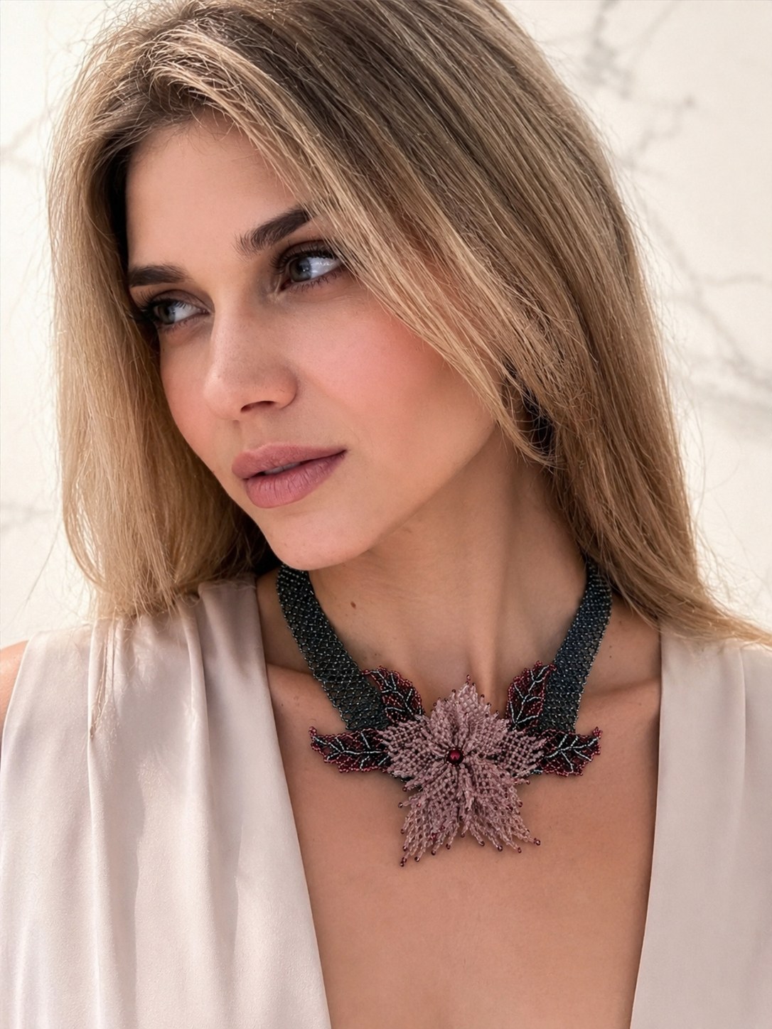 Collier Pectoralle porté